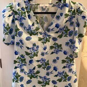 Sugarlips White Cream Ruffled Fitted Blouse